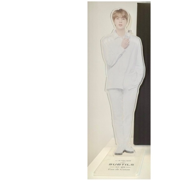 BTS Jin VT Cosmetics Eau de Coton Parfum Perfume Acrylic Standee Display Decor - Picture 1 of 3